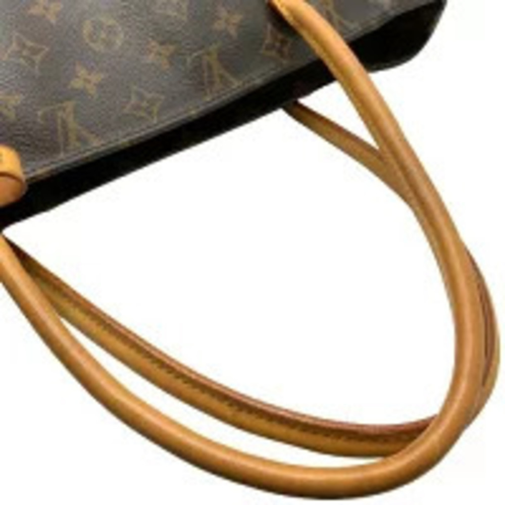 LOUIS VUITTON Raspail Monogram Tote Bag Shoulder Brown Zipper Closure - Picture 8 of 11